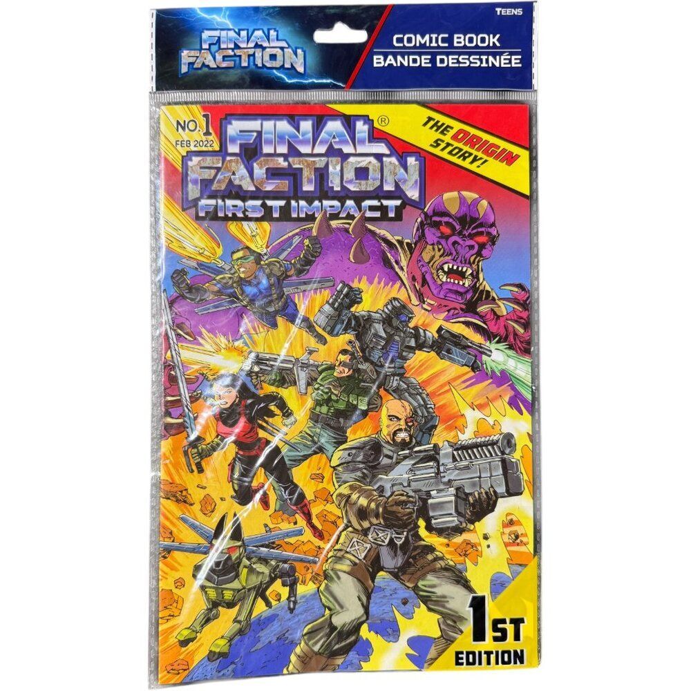Final Faction First Impact #1 2022 1st Appearance Alpha Team Comic Book Sealed